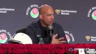 Rose Bowl Postgame - James Franklin on Greater Purpose