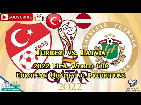 Turkey vs. Latvia | 2022 FIFA World Cup European Qualifiers | Predictions PES 2021