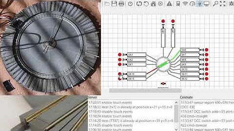 TurntableEX controlled by RocRail