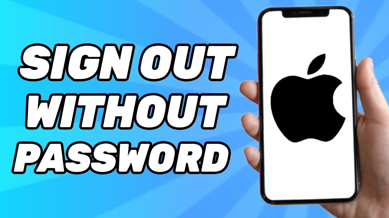 How To Sign Out Apple ID Without Password 2024 YouTube How To Sign Out Apple ID Without Password 2024 YouTube