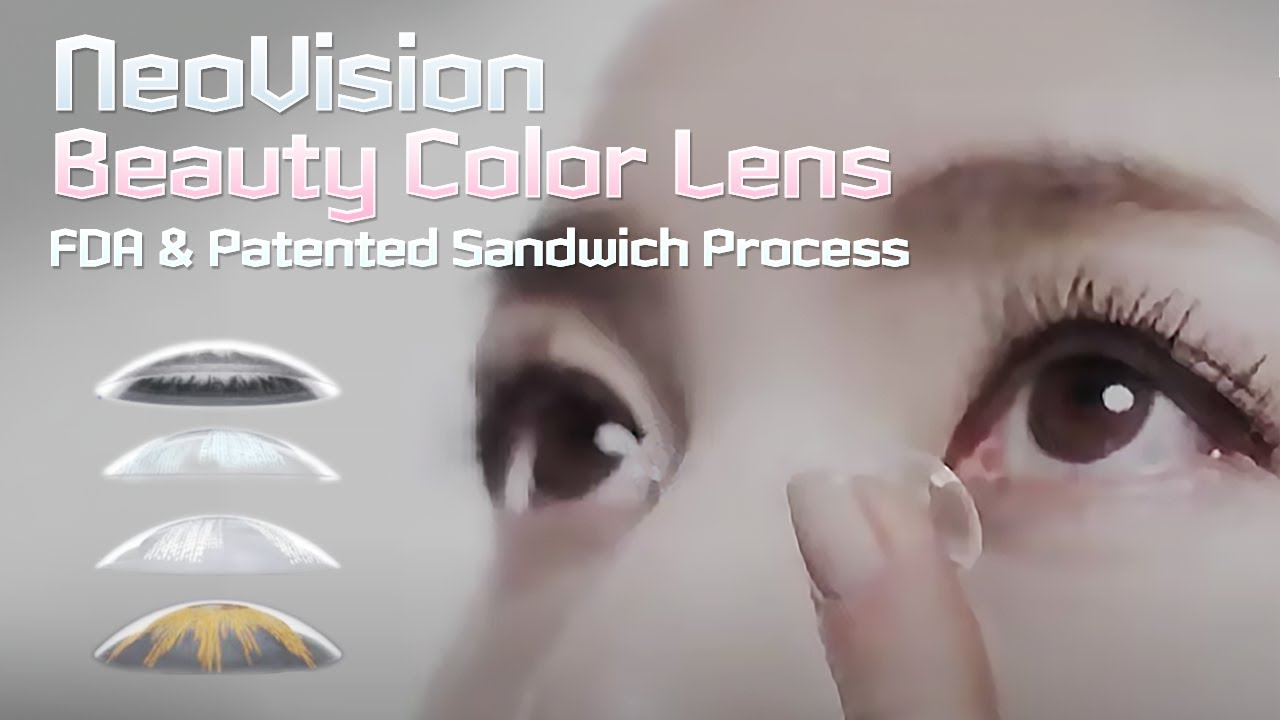 Beauty Color Lens, Korean Contact Lens, FDA Approved.Patented 4 layer Sandwich Process YouTube