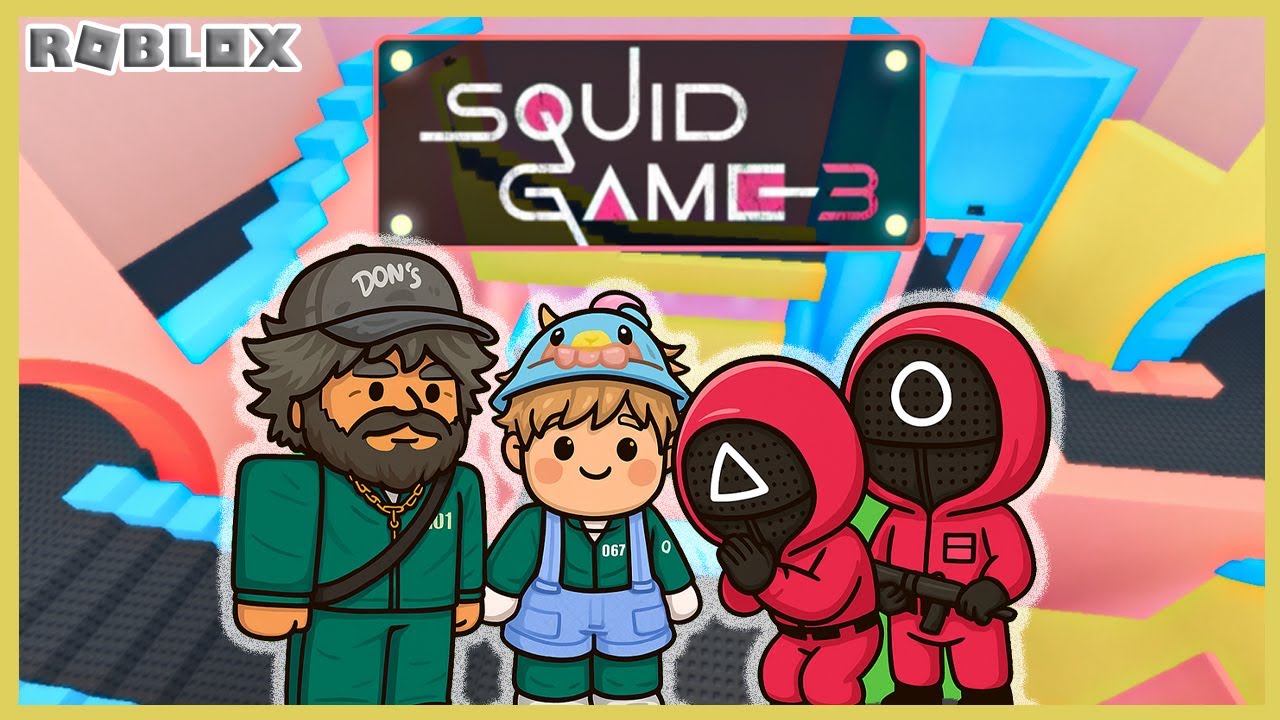 AKU DAN ABAH MELAWAN PASUKAN UJANG DI SQUID GAME | ROBLOX INDONESIA  @lessusgar