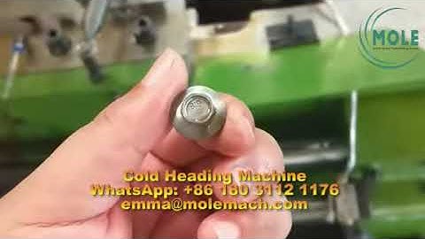 Cold Heading machine | screws making machine #business #drywallscrewformermachine #factory