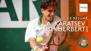 Qualif. Roland-Garros 2023 : A. Karatsev vs P-H. Herbert