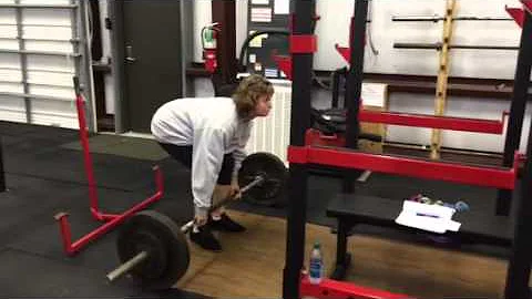 Susan Veal, 45, deadlifts 275 for a Personal Record