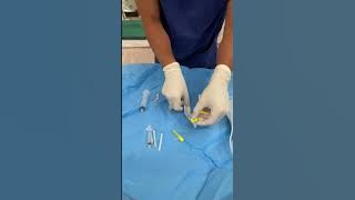 BBraun and Portex Epidural Kit Setup | #anesthesiology #epidural