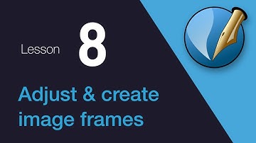 8) Adjust and create image frames in Scribus