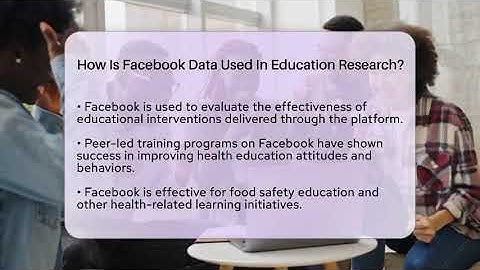 How Is Facebook Data Used In Education Research? - Everyday-Networking