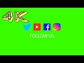 Facebook twitter instagram youtube logo png  4k   green screens 