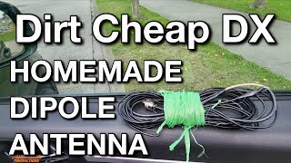 DIY easy, cheap, effective, 14 gauge wire dipole!