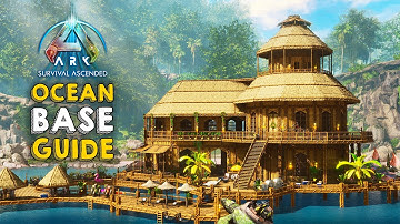 Ultimate All-in-One Ocean Resort Base | Building Tutorial | ARK: Survival Ascended