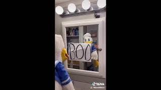 Donald ducc scared of boo