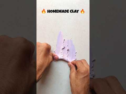 🤯HOMEMADE CLAY🔥in 10