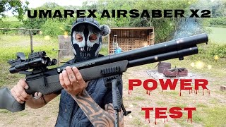 UMAREX AIRSABER X2 Testing the Power part 4