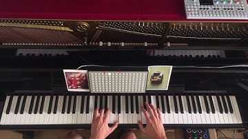 Acoustic piano jam performance with Ableton Live, Monome grid and Op1