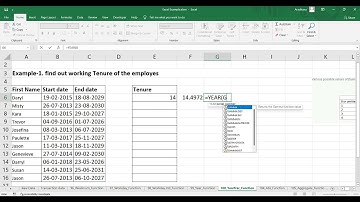 How To Use Yearfrac Function In Excel | How to get difference in year between specific date in Excel