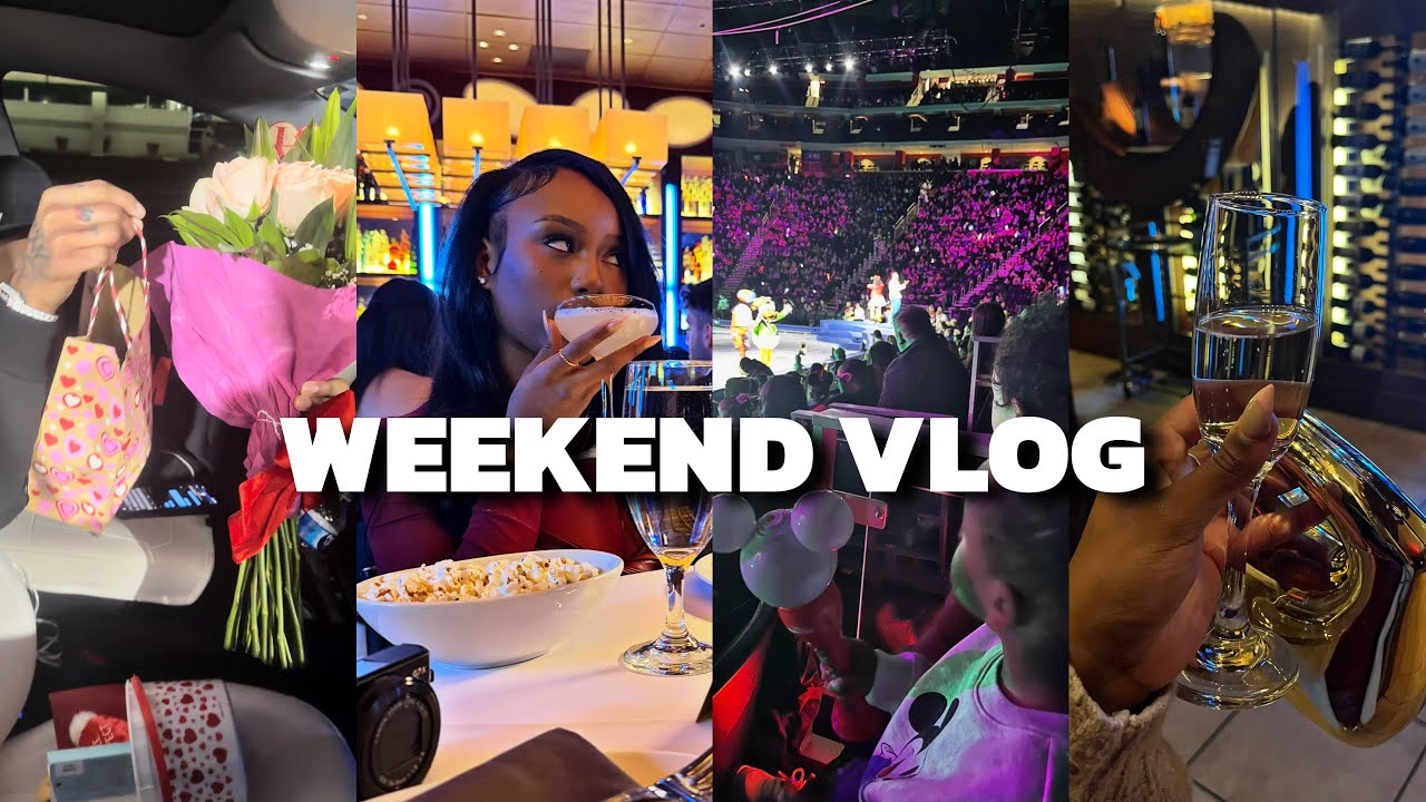 WEEKEND VLOG: Disney on ice + Valentine’s Day + dinners & more!