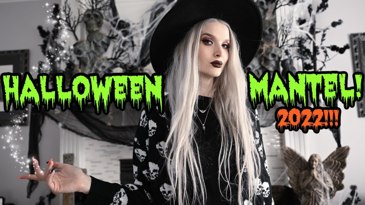 HALLOWEEN MANTEL 2022! Decorate W. Me!!!