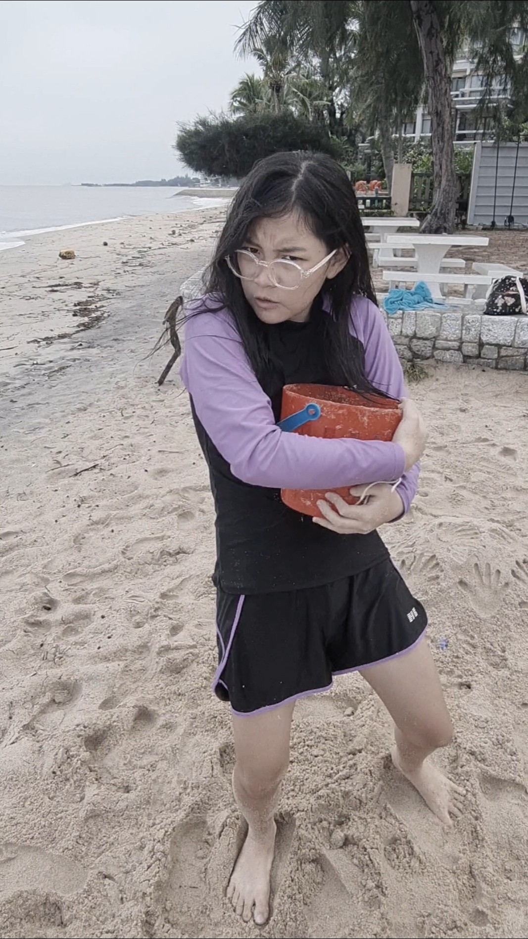 Hero Girl with Beach and Sand Bucket?‼️ | JJaiPan #Shorts