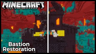 RESTORING And UPGRADING A Bastion Remnant! - Minecraft Java Edition 1.16