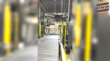 Wulftec WCRT-200 Dual Film Carriage Conveyorized Stretch Wrapper