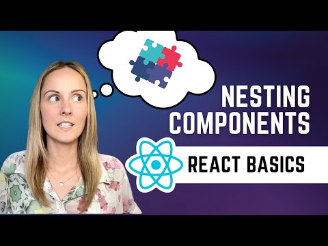 React Basics (1/6): Install react app, set up Index.js, set up App.js, nesting components