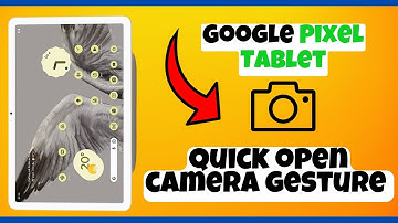 Quick open camera gesture Google Pixel Tablet || How to set camera gesture settings