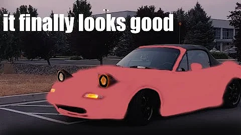 New Lights and Buffing The Miata's Paint Back To New