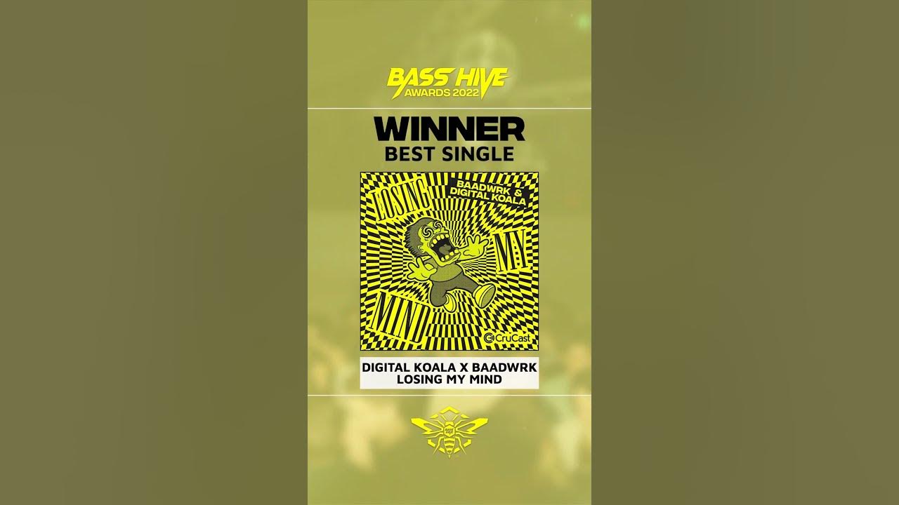 Best Single 2022 - Digital Koala x Baadwrk - Losing My Mind | Bass Hive Awards [The Results] #shorts