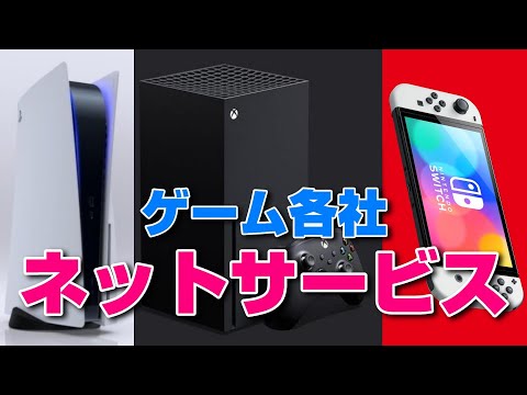 ゲーム機のオンラインサービスを調べてみたので紹介【Nintendo