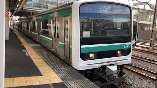 E501系 普通いわき行 勝田発車