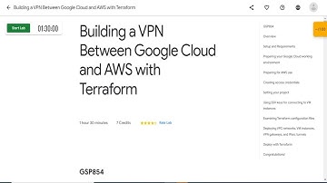 Building a VPN Between Google Cloud and AWS with Terraform [GSP854] Qwiklabs || 2022 Info Tech Anuj
