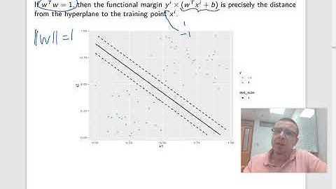 MH4510 Lecture 6 part 3 - quadratic optimization for maximal margin classifier