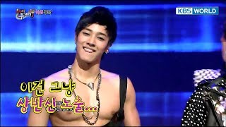 Lee Gikwang was almost censored due to his skin exposure on stage?[Happy Together/2017.10.26]