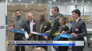 New Amazon facility opens in Tarboro with Lt. Governor in attendance