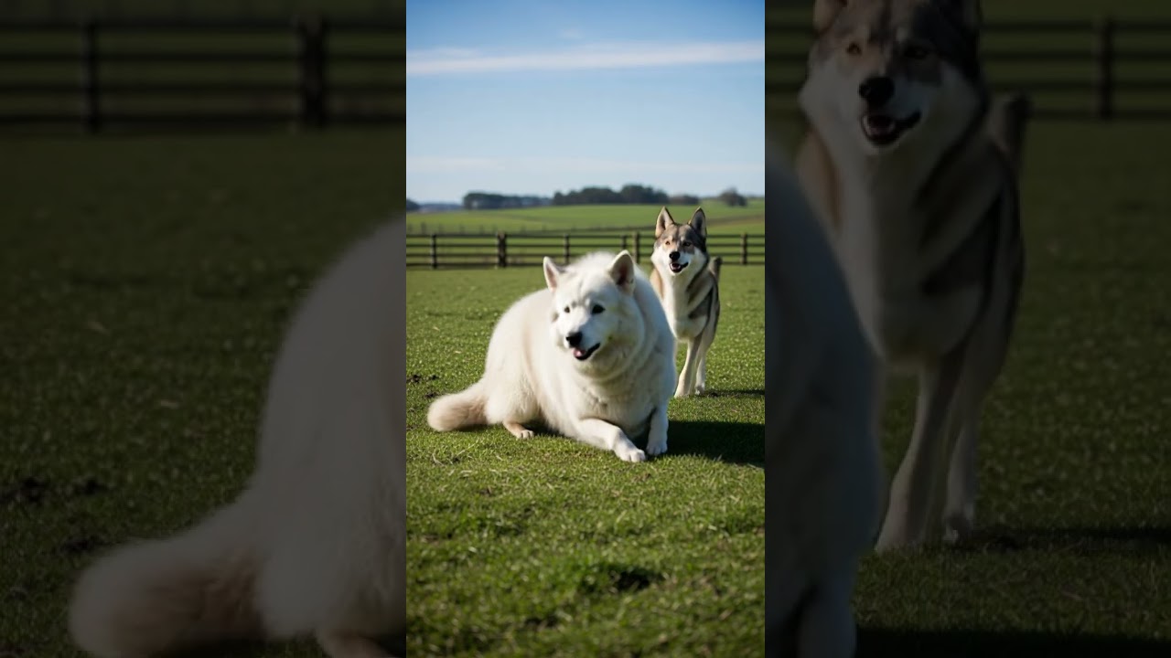 Will anyone come to save the sheep from the wild wolf attack 