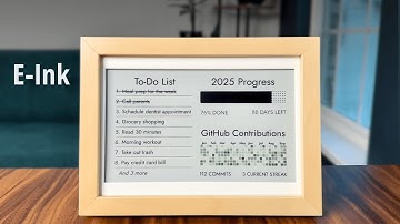 I Built My Dream E-Ink Productivity Display
