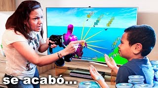 Niño Juega Fortnite Estando Castigado (PILLADO)