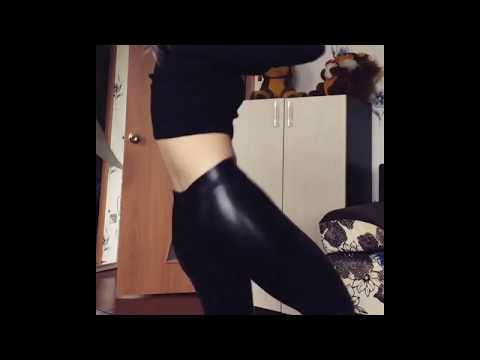 Leather leggings dance