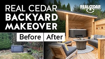 Real Cedar Backyard Makeover - RealCedar.com