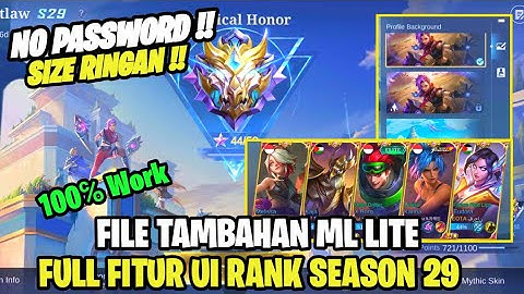 Data Open Ui Rank S29 Perjalanan Season, Border Rank dll Terbaru | Data Tambahan Perjalanan Season