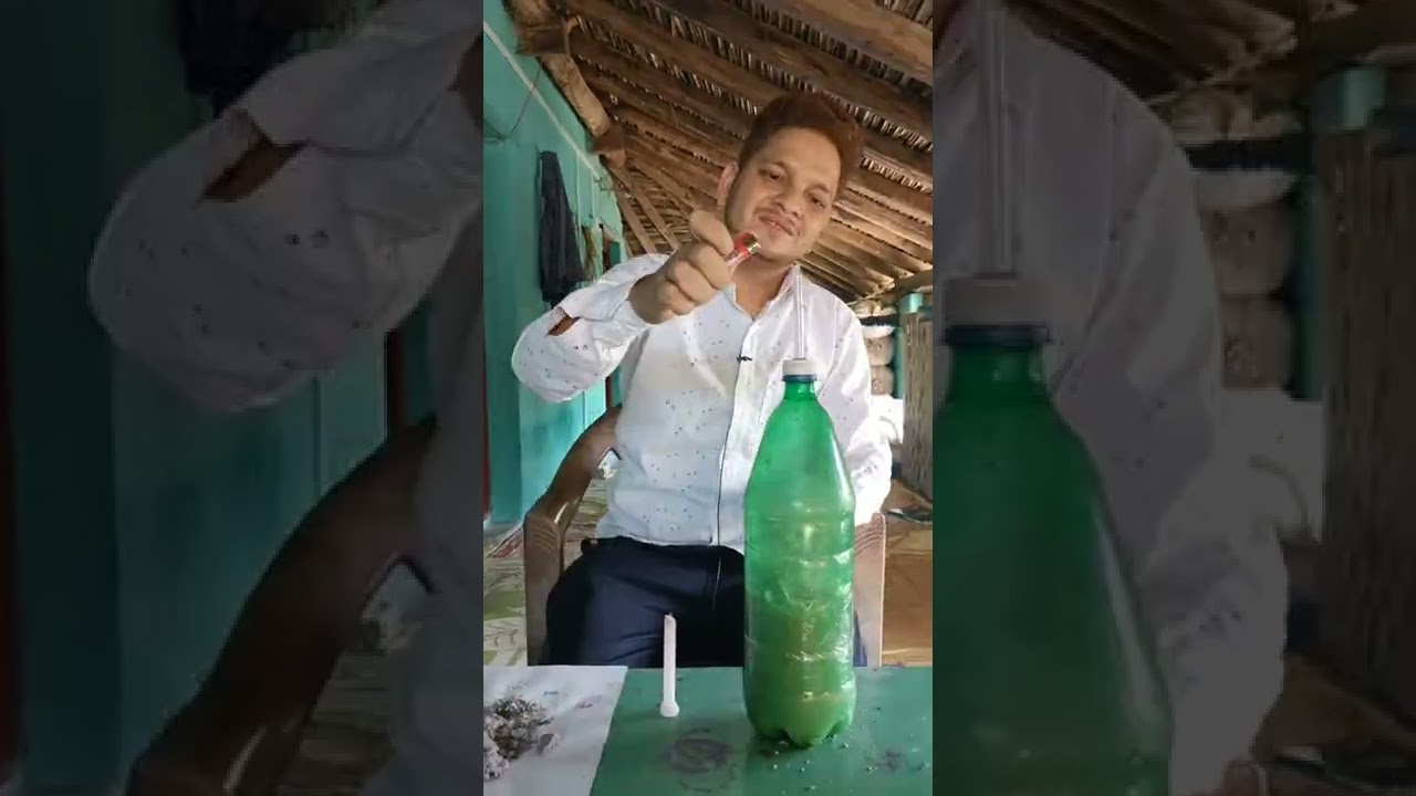 Calcium Carbide with Water reaction! Viral shorts! Short Video