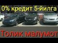 Авто рассрочка  0% 5 yil muddatga batafsil malumot