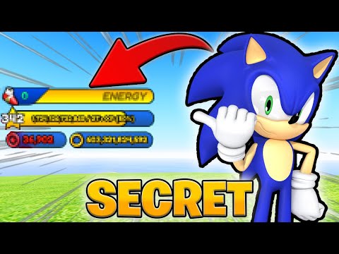 Sonic Speed Simulator Just SECRETLEY UPDATED...