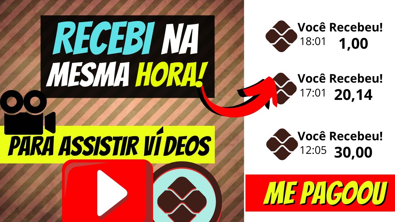 [Recebi na Mesma Hora!] COMO GANHAR DINHEIRO DE VERDADE ASSISTINDO VIDEOS NESSE APLICATIVO NO PIX