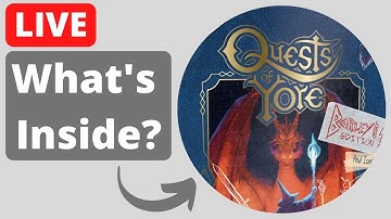 Unboxing the BRAND NEW Onward Board Game: Quests of Yore LIVE!