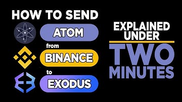 How to send ATOM from BINANCE to EXODUS - beginner friendly