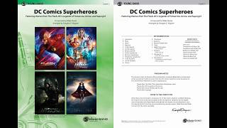 DC Comics Superheroes, arr. Douglas E. Wagner – Score & Sound