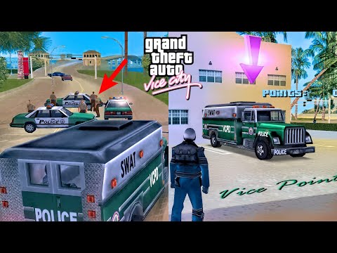 GTA Vice City'de VCPD SWAT Görevlisi Nasıl Olunur? (Gizli Yer) | GTAVC Gizli Askeri Görev