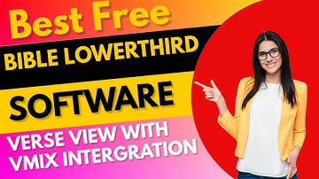 ADD BIBLE LOWERTHIRDS TO VMIX USING VERSE VIEW EASYWORSHIP ALTENATIVE BEST SOFTWARE